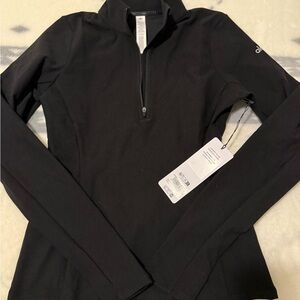 Alosoft 1/2 Zip Rapid Pullover
 Black Long Sleeve jacket/shirt